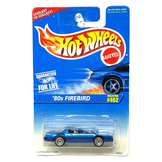 Hot Wheels 80s Firebird Collector #462 1:64 Diecast Blue V1