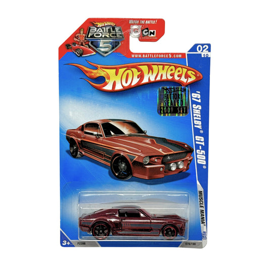 Hot Wheels Muscle Mania 1967 Shelby GT500 1:64 Diecast Factory Sealed