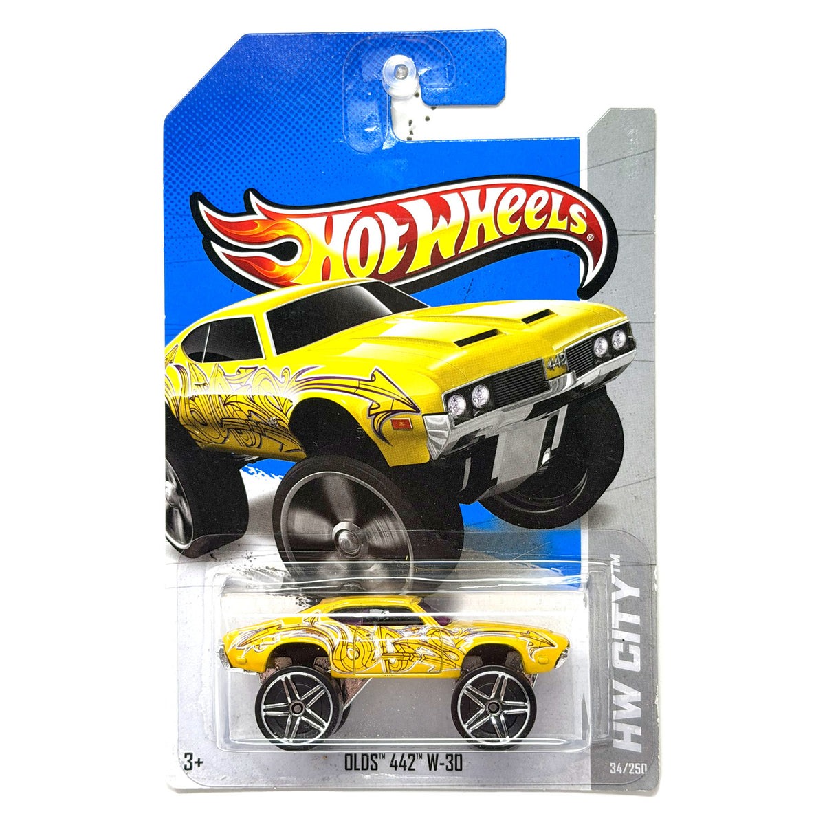 Hot Wheels HW City Oldsmobile 442 W-30 1:64 Diecast Yellow