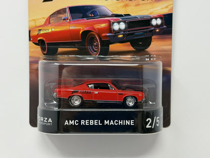 Hot Wheels Retro Entertainment Forza AMC Rebel Machine 1:64 Diecast Red