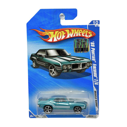 Hot Wheels Muscle Mania 1969 Pontiac Firebird TA 1:64 Diecast Factory Sealed