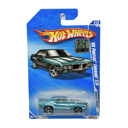 Hot Wheels Muscle Mania 1969 Pontiac Firebird TA 1:64 Diecast Factory Sealed