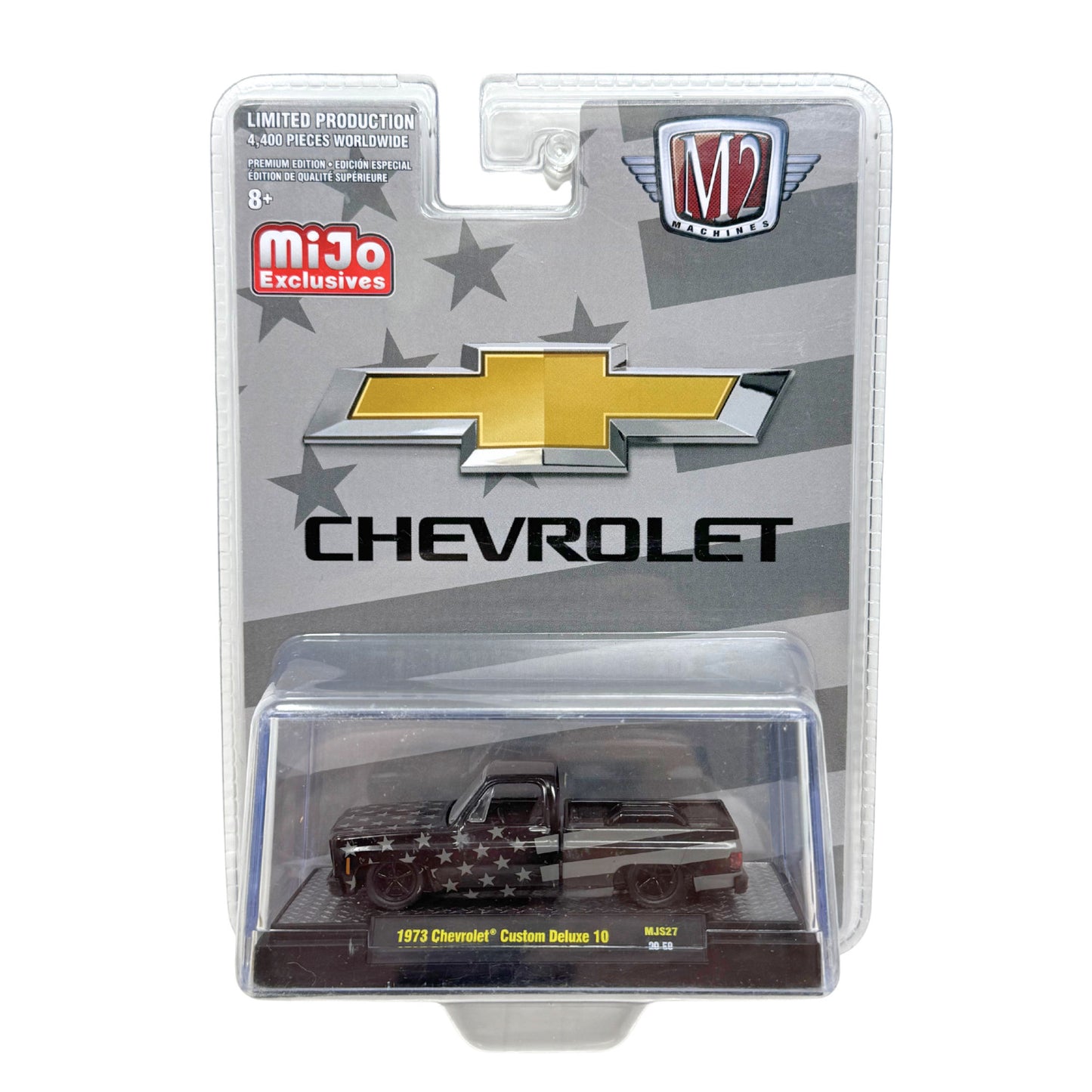 M2 Machines MiJo Exclusives 1973 Chevrolet Custom Deluxe 10 1:64 Diecast