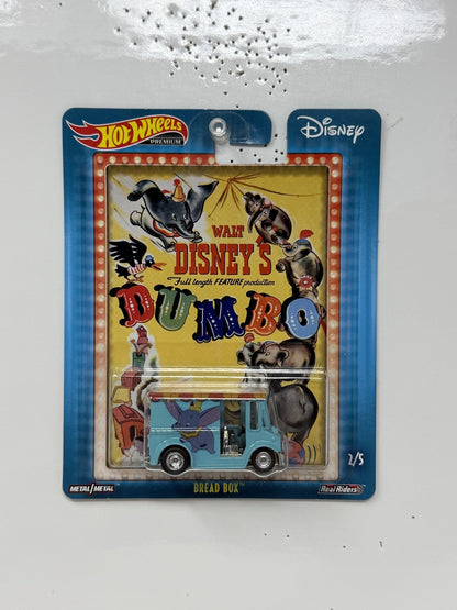 Hot Wheels Premium Disney Dumbo Bread Box 1:64 Diecast Real Riders