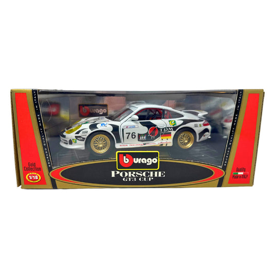 Bburago Porsche GT3 Cup Gold Collection 1:18 Diecast