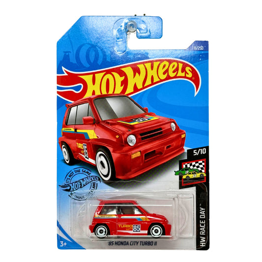 Hot Wheels HW Race Day 1985 Honda City Turbo II JDM 1:64 Diecast