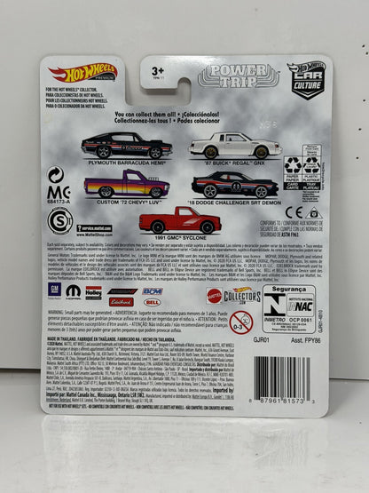 Hot Wheels Premium Power Trip 1991 GMC Syclone 1:64 Diecast