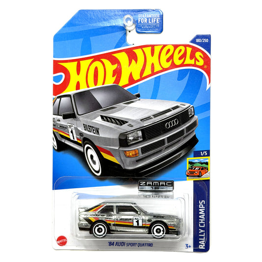 Hot Wheels ZAMAC Rally Champs 1984 Audi Sport Quattro 1:64 Diecast