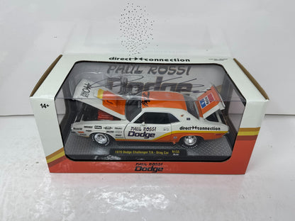 M2 Machines Paul Rossi 1970 Dodge Challenger T/A Drag Car 1:24 Diecast Signed