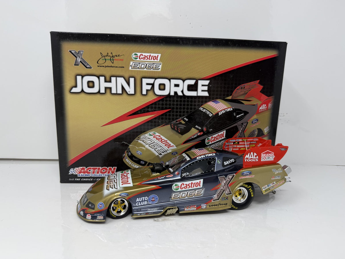 Action NHRA John Force Castrol Edge 2009 Mustang Liquid Color 1:24 Diecast