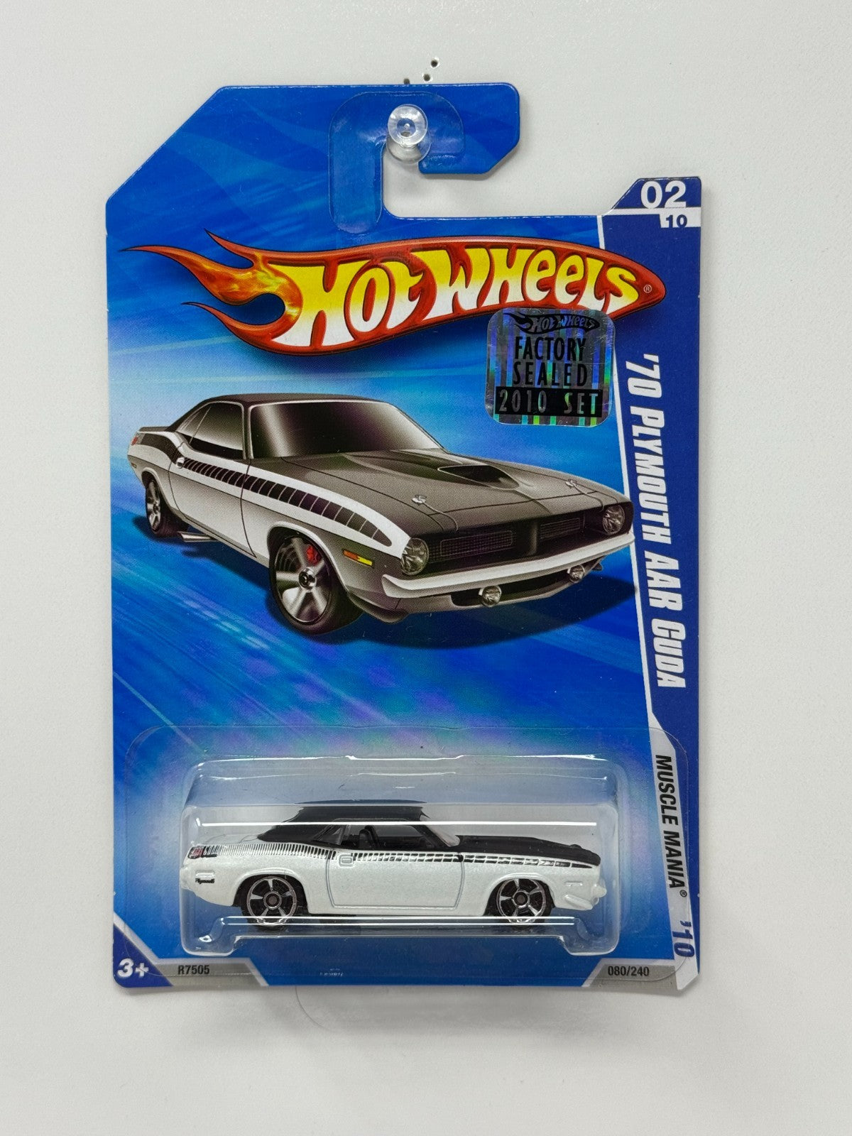Hot Wheels Muscle Mania 1970 Plymouth AAR Cuda 1:64 Diecast Factory Sealed