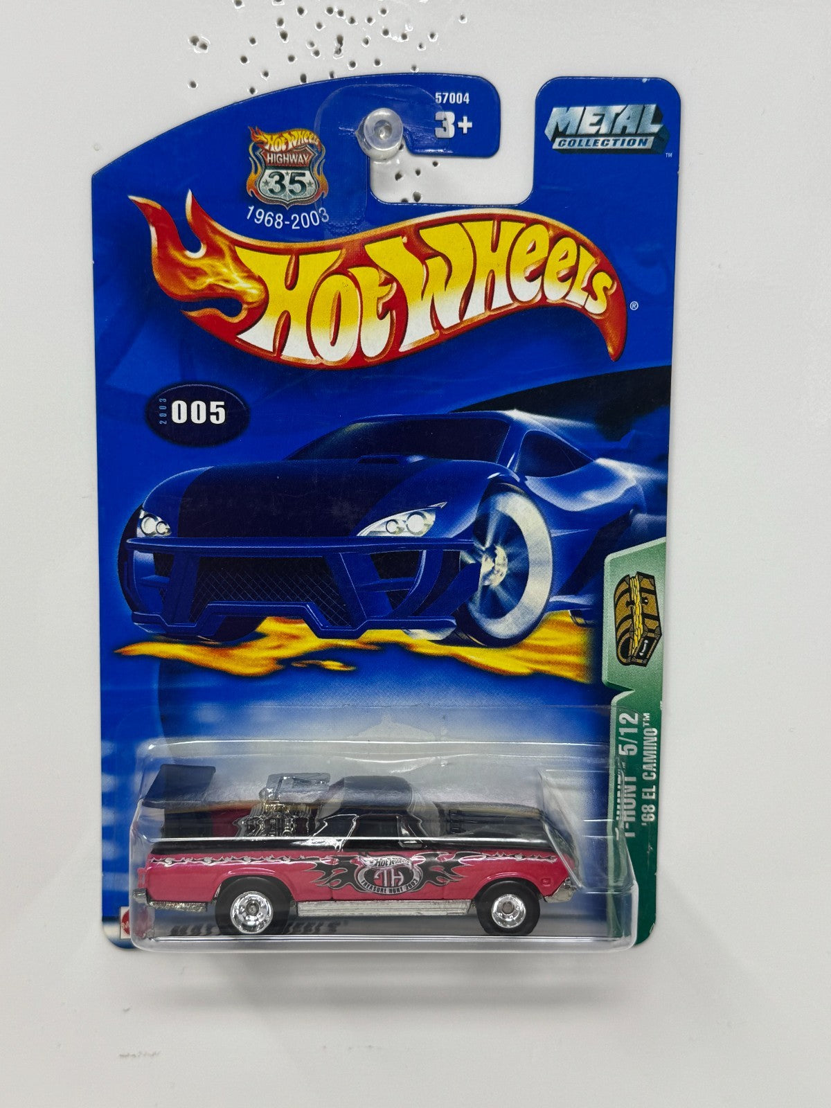 Hot Wheels T-Hunt 1968 El Camino 1:64 Diecast Real Riders