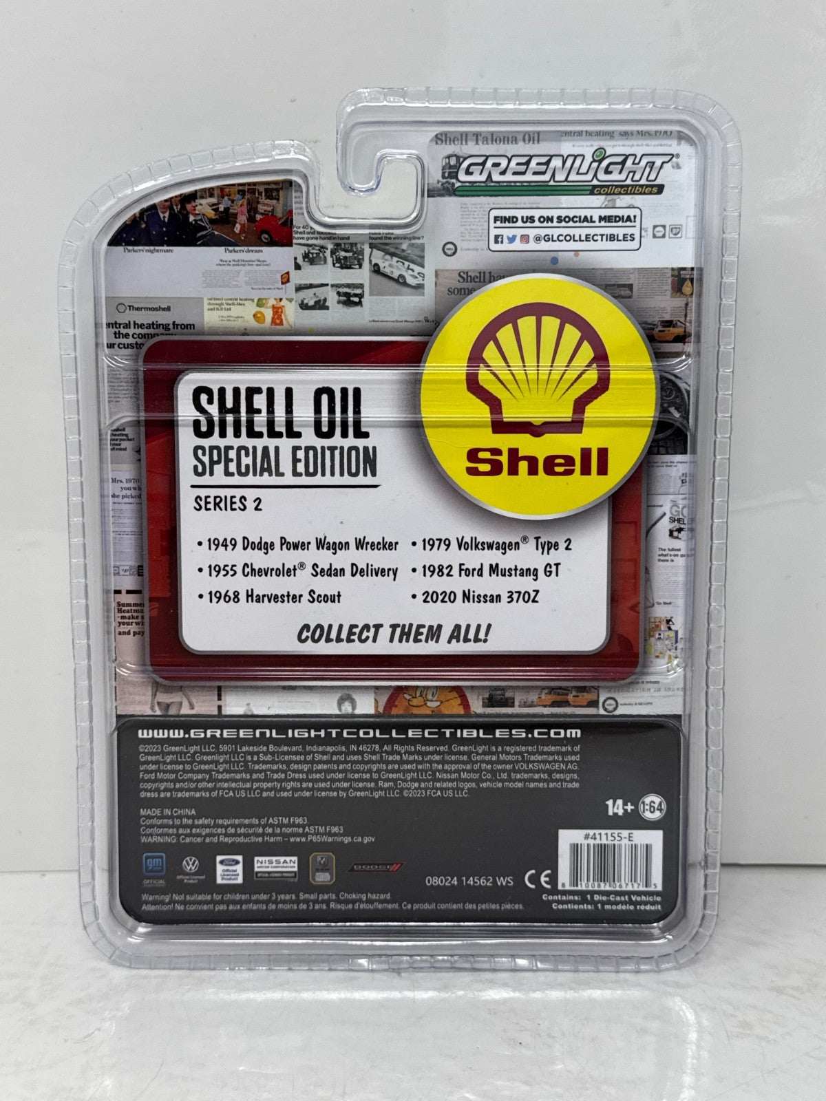 Greenlight Shell 1982 Ford Mustang GT 1:64 Diecast