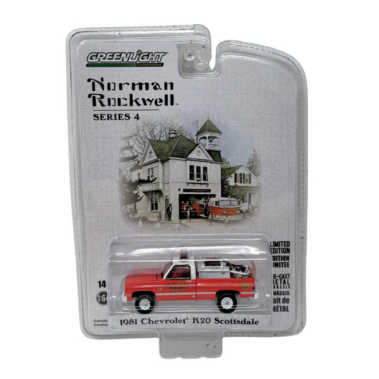 Greenlight Norman Rockwell 1981 Chevrolet K20 Scottsdale 1:64 Diecast