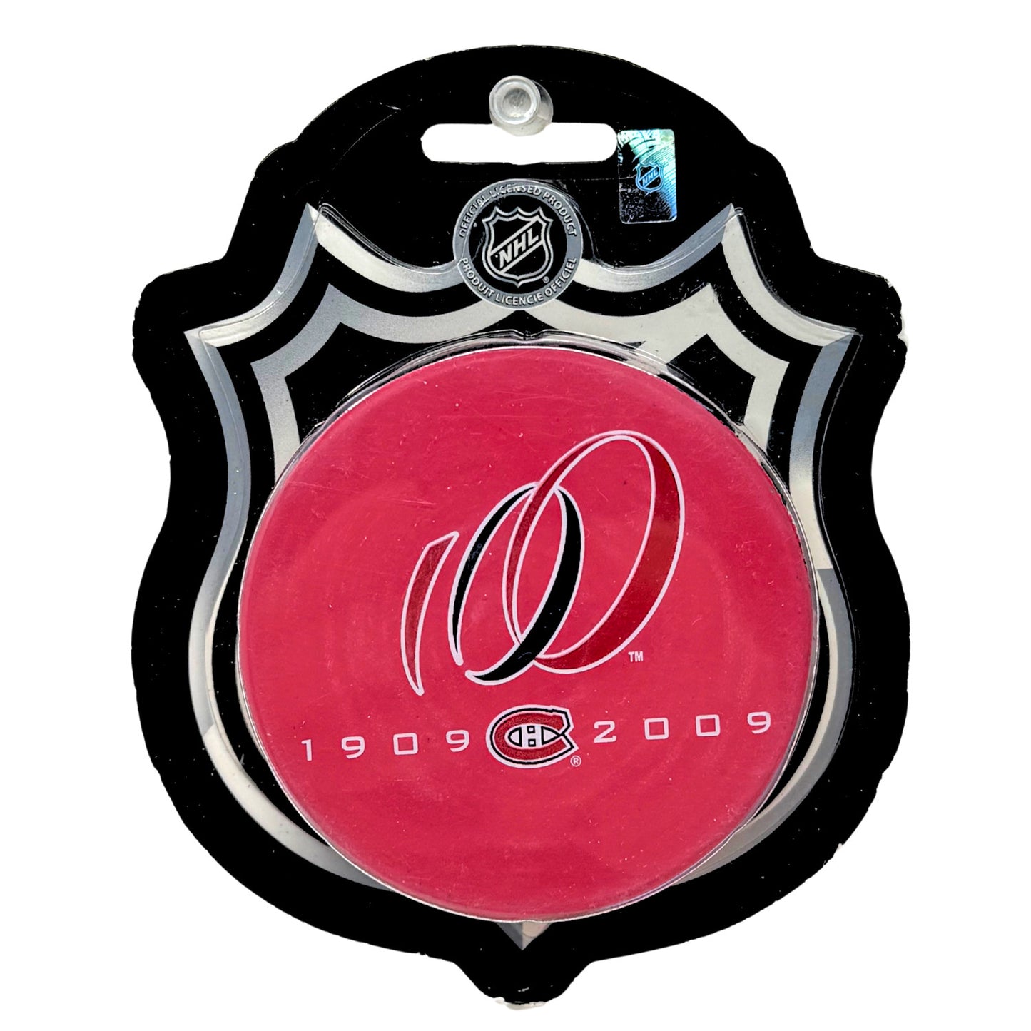 Montreal Canadiens 100th Anniversary Commemorative Hockey Puck