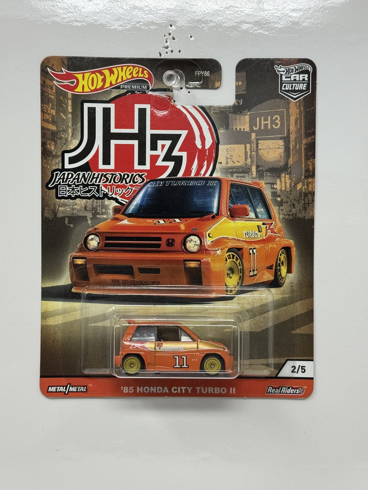 Hot Wheels Premium Japan Historics 3 1985 Honda City Turbo II 1:64 Diecast
