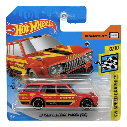 Hot Wheels HW Speed Graphics Datsun Bluebird Wagon (510) JDM 1:64 Diecast Short Card