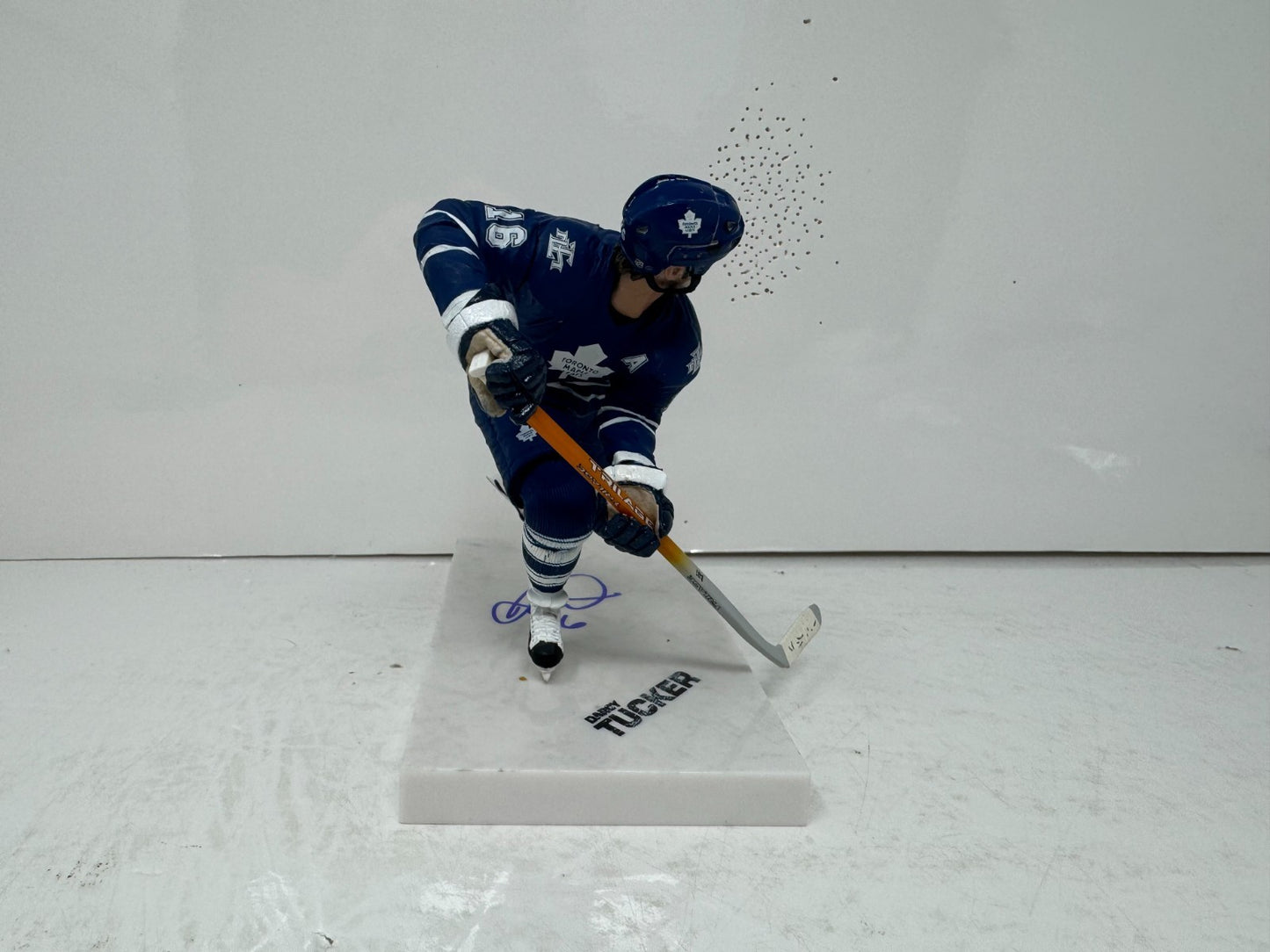 McFarlane NHL Darcy Tucker Toronto Maple Leafs Figure Auto Signed