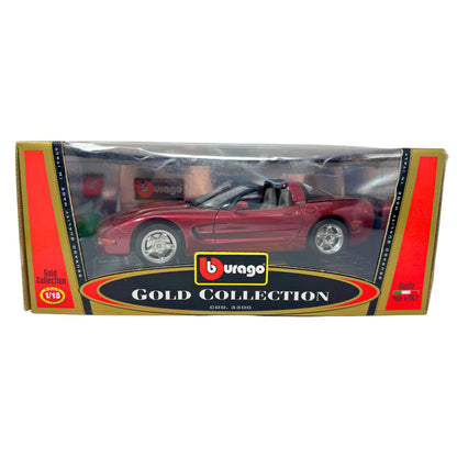 Bburago 1998 Chevrolet Corvette Coupe Targa Gold Collection 1:18 Diecast