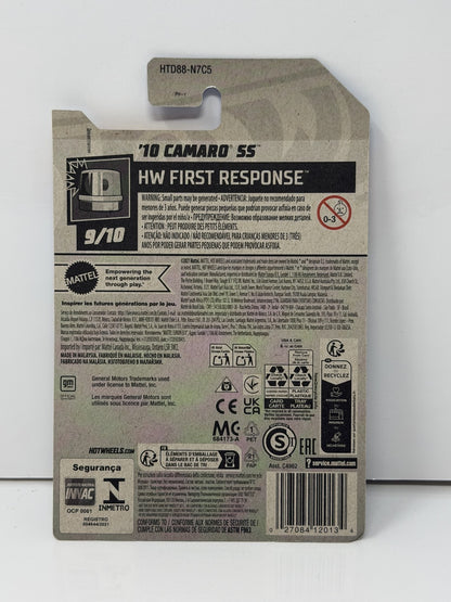 Hot Wheels HW First Response 2010 Chevrolet Camaro SS 1:64 Diecast White