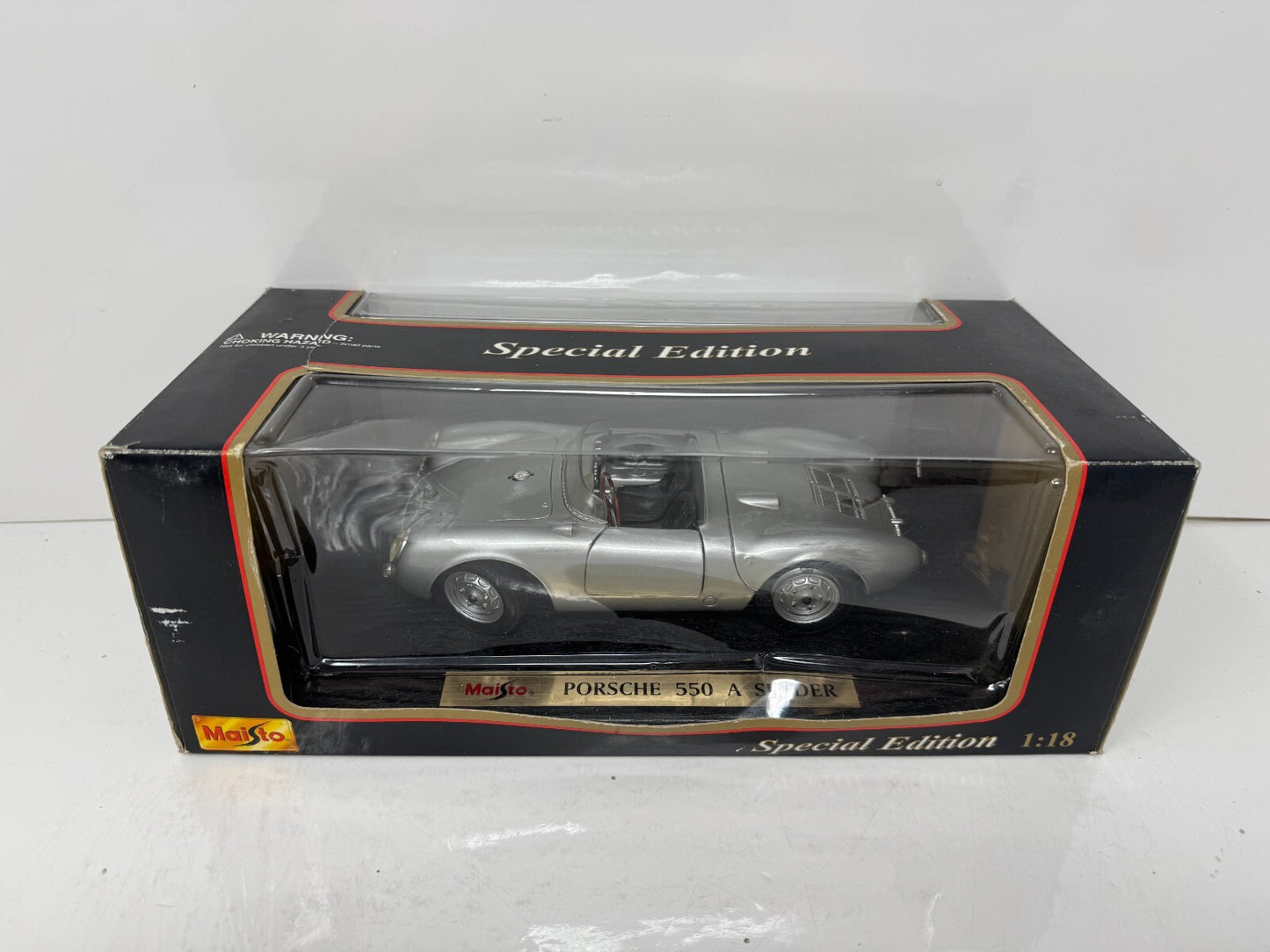 Maisto Porsche 550 A Spider Special Edition 1:18 Diecast