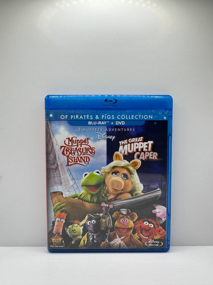Muppet Treasure Island Great Muppet Caper (Blu-ray) Disney Family
