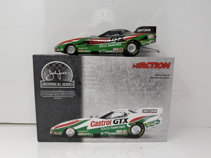 Action NHRA Historical John Force 1995 Pontiac Firebird Chrome 1:24 Diecast
