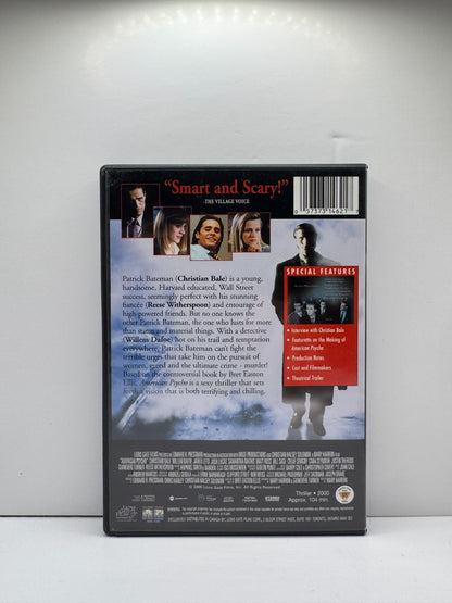 American Psycho (DVD) Christian Bale Horror