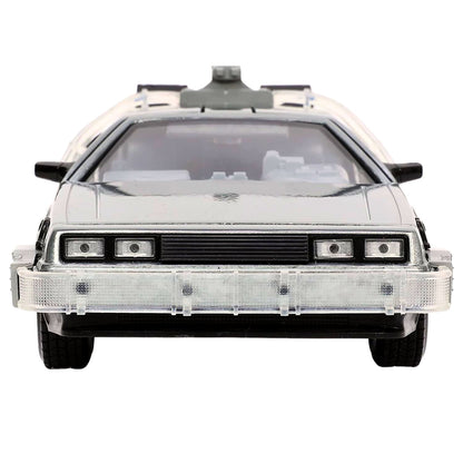 Jada Back to the Future Time Machine DeLorean w/ Lights 1:24 Diecast