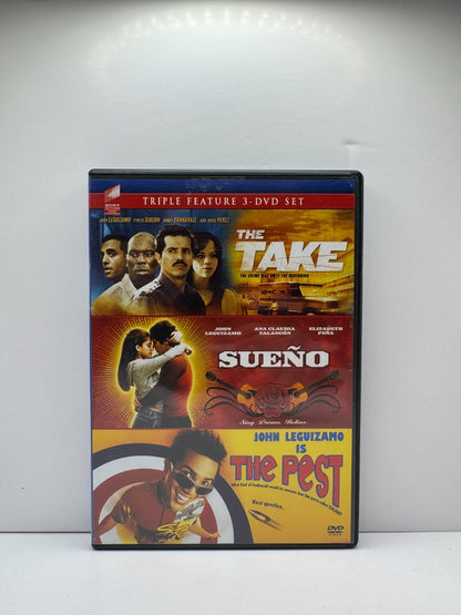 The Take / Sueño / The Pest (DVD) John Leguizamo 3-Movie Collection