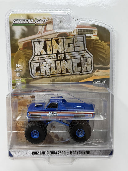 GreenLight Kings of Crunch 1982 GMC Sierra 2500 Moonshiner CHASE 1:64 Diecast