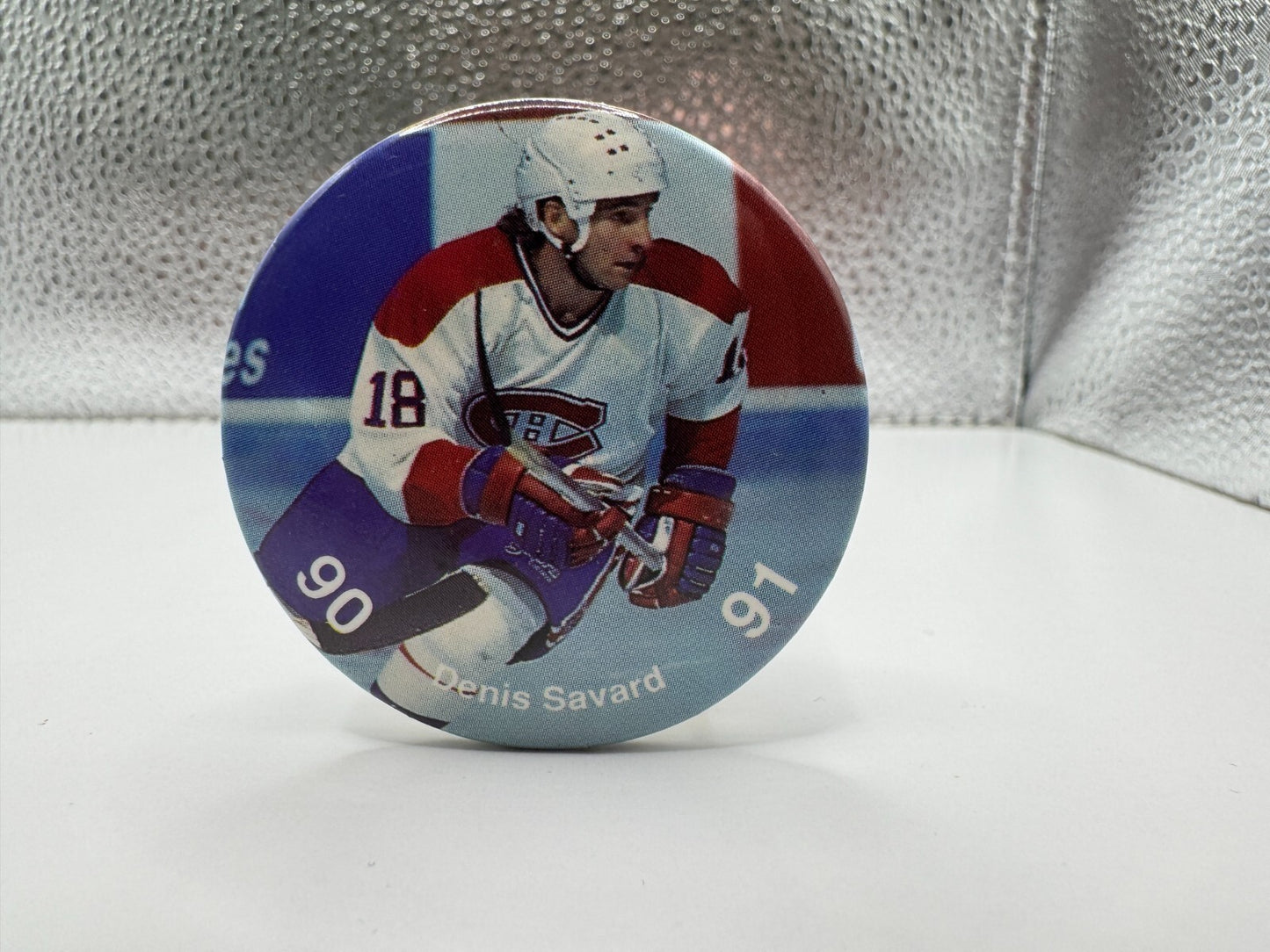Denis Savard Montreal Canadiens NHL Pin-back Button UDT1