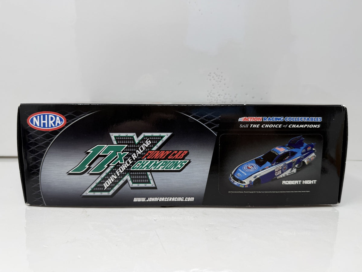 Action NHRA Robert Hight AAA 2011 Ford Mustang Funny Color Chrome 1:24 Diecast