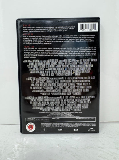 Feast Trilogy (DVD) Horror Good Condition!!!