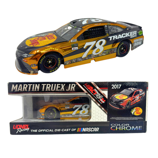 Lionel NASCAR Martin Truex Jr #78 Bass Pro 2017 Toyota Camry Chrome 1:24 Diecast