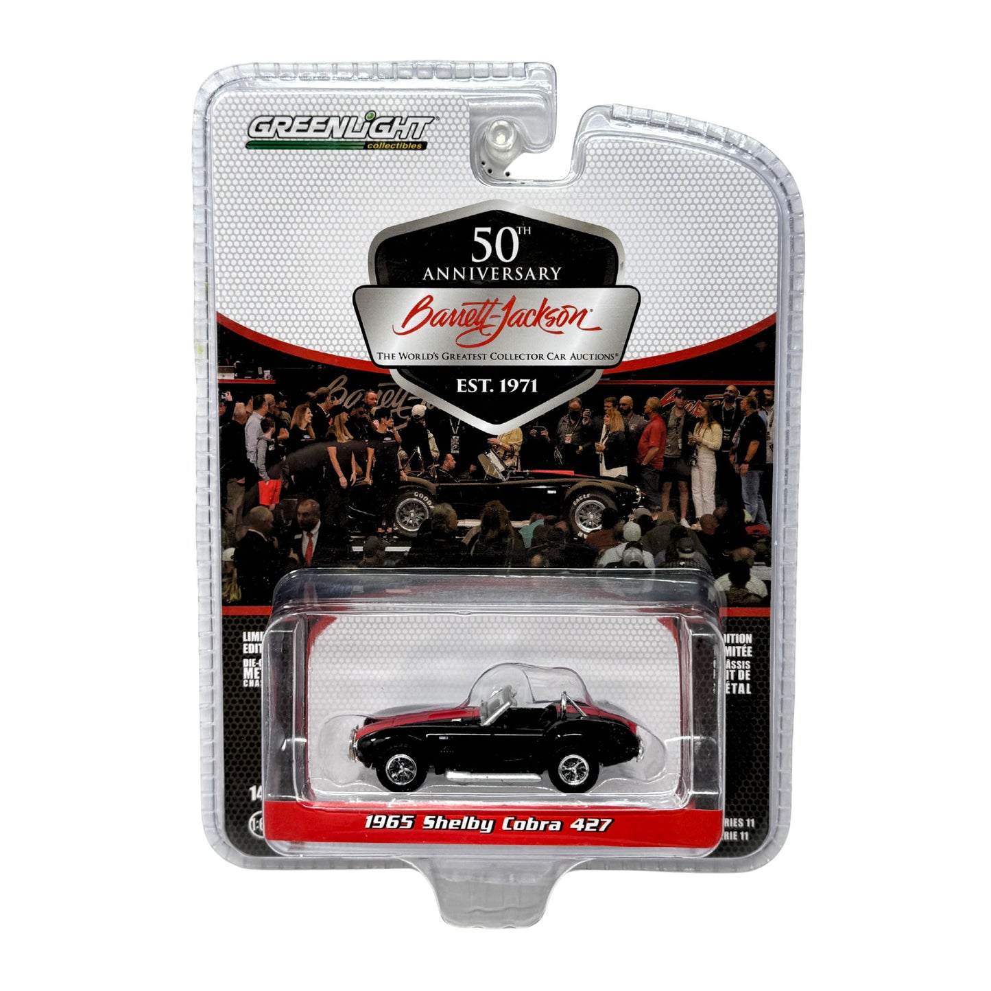 Greenlight Barrett-Jackson 1965 Shelby Cobra 427 1:64 Diecast