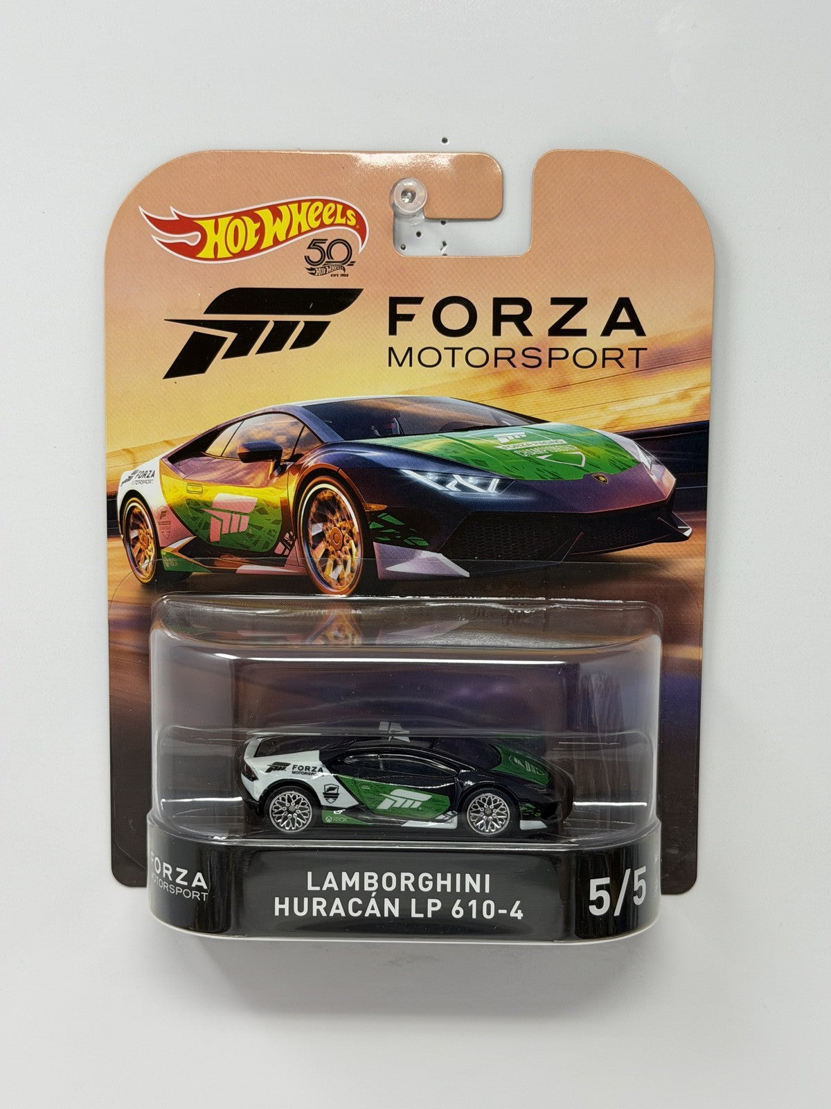 Hot Wheels Retro Entertainment Forza Lamborghini Huracan LP 610-4 1:64 Diecast