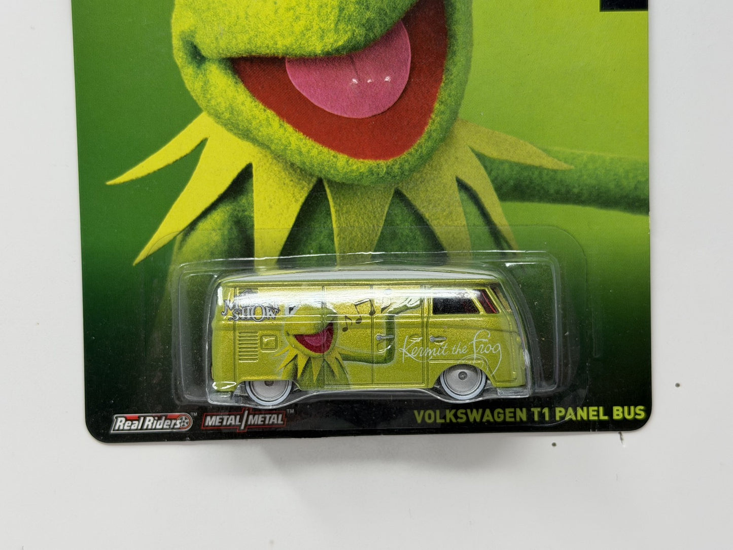 Hot Wheels Disney The Muppets Volkswagen T1 Panel Bus 1:64 Diecast Real Riders