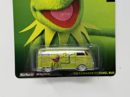 Hot Wheels Disney The Muppets Volkswagen T1 Panel Bus 1:64 Diecast Real Riders