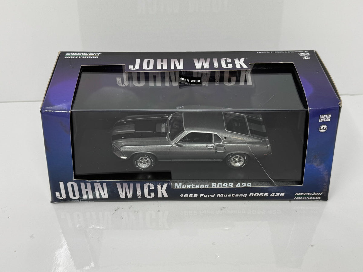Greenlight Hollywood John Wick 1969 Ford Mustang Boss 429 1:43 Diecast