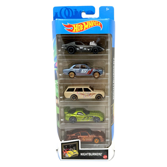 Hot Wheels Nightburnerz 5-Car Gift Pack 1:64 Diecast