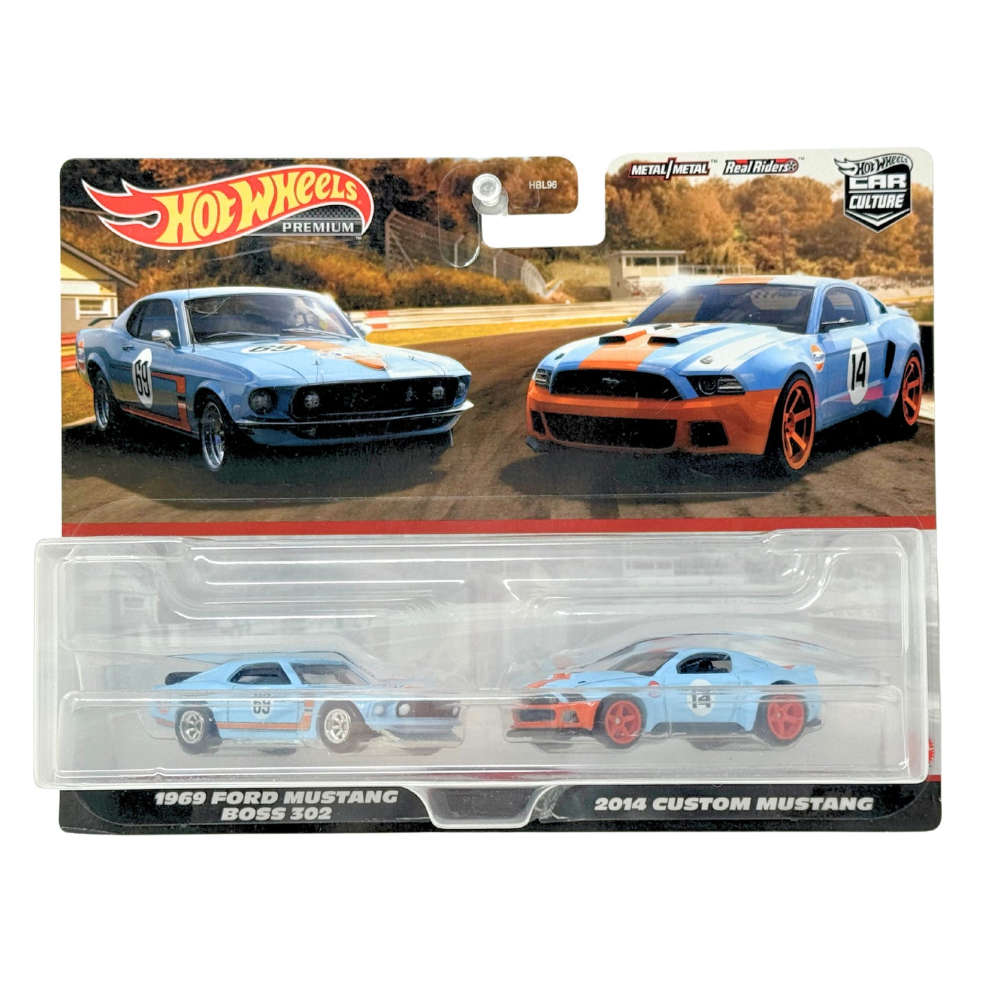 Hot Wheels Premium Car Culture Ford Mustang Boss & Custom Mustang 1:64 Diecast