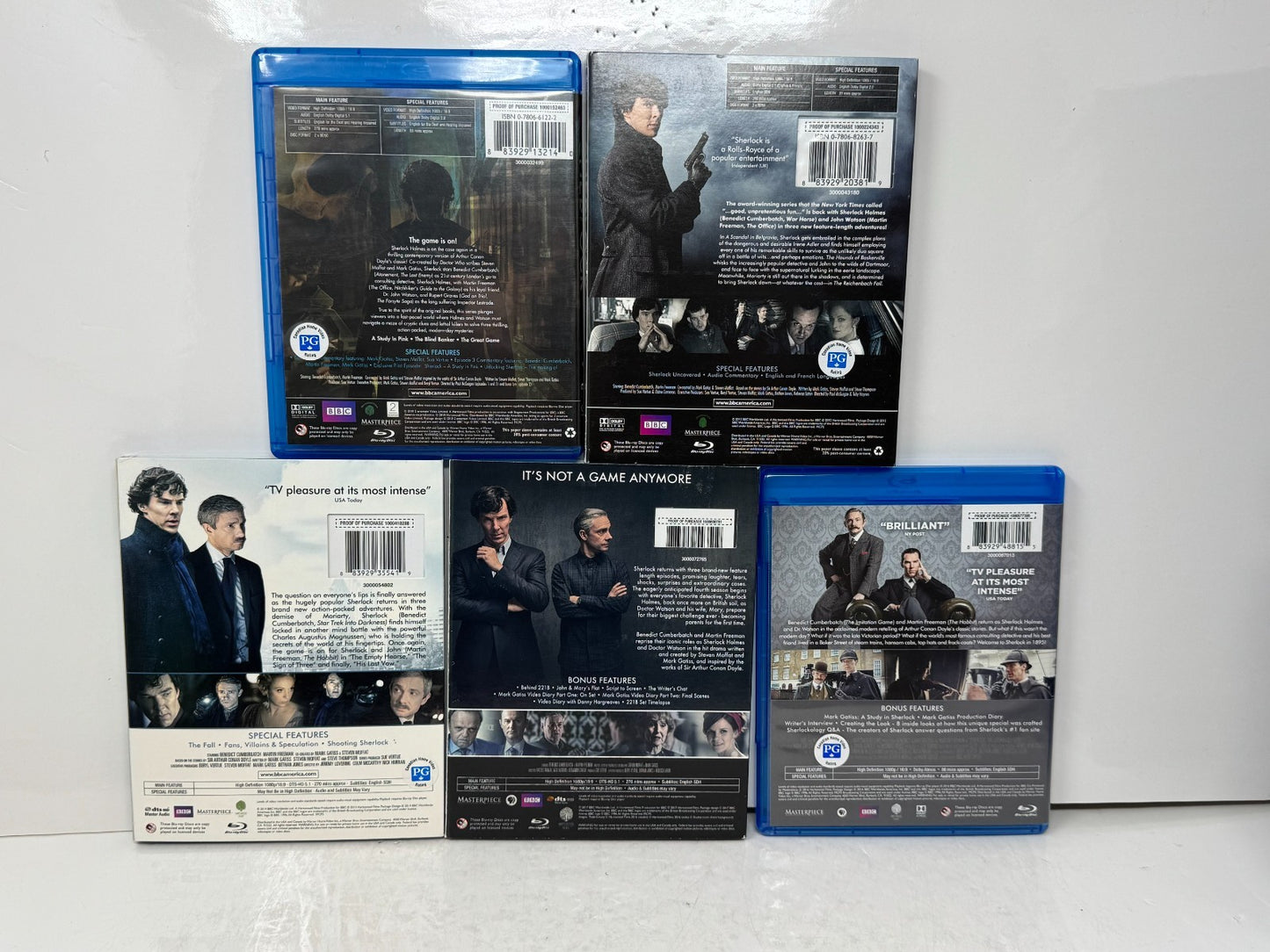 Sherlock Complete Series & The Abominable Bride (Blu-ray) Mystery TV Show