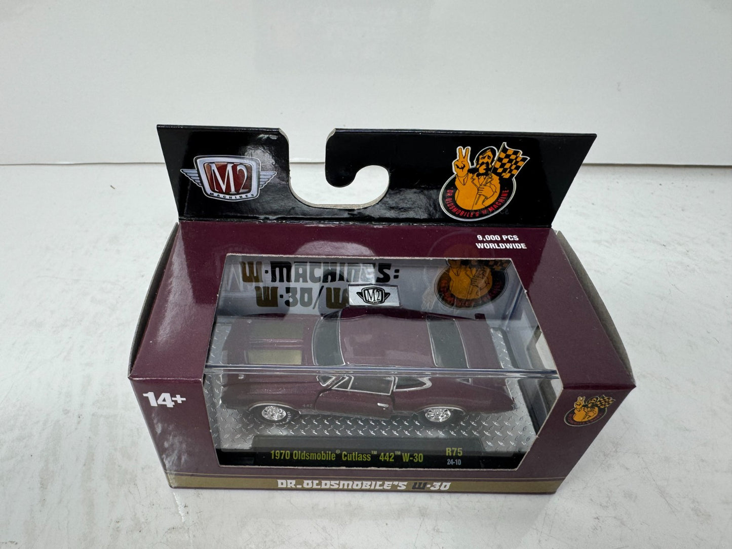 M2 Machines Dr. Oldsmobile’s 1970 Cutlass 442 W-30 1:64 Diecast