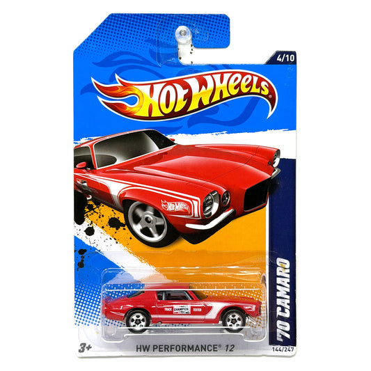 Hot Wheels HW Performance 1970 Chevrolet Camaro 1:64 Diecast Red