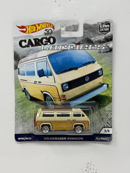 Hot Wheels Cargo Carriers Volkswagen Sunagon 1:64 Diecast Real Riders