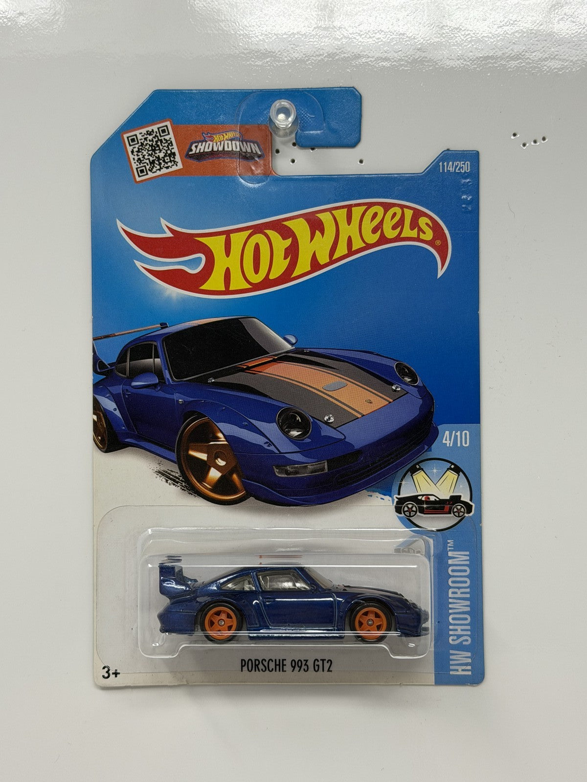 Hot Wheels Super Treasure Hunt Porsche 993 GT2 HW Showroom 1:64 Diecast STH