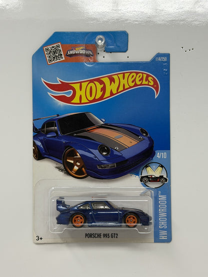 Hot Wheels Super Treasure Hunt Porsche 993 GT2 HW Showroom 1:64 Diecast STH