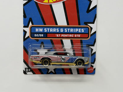 Hot Wheels Stars & Stripes 1967 Pontiac GTO 1:64 Diecast