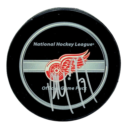 Paul Coffey Detroit Red Wings Signed NHL Autograph Puck Silver Auto
